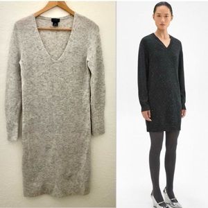 Club Monaco Gray Alpaca Blend Sweater Dress